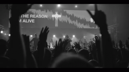 Worship Song Performed With Crowd GIF
