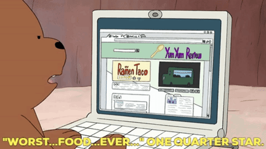 Worst Food Review GIF