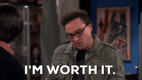 Worth It Big Bang Theory Leonard Hofstadter GIF