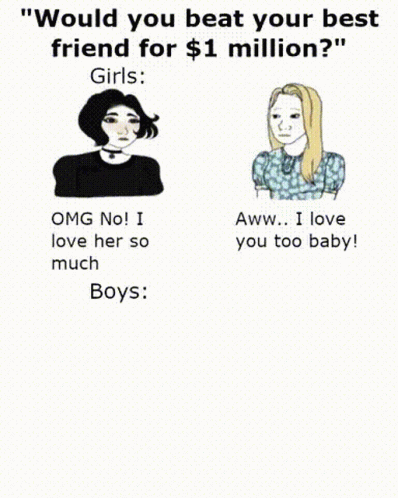 Would You Beat Your Best Friend For 1 Million GIF