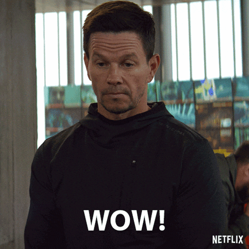 Wow Mark Wahlberg Gif GIF