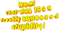 Wow Stupidity Sticker GIF