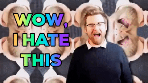 Wow Thanks I Hate It Man With Beard GIF