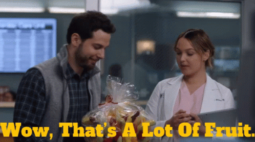 Wow That's A Lot Of Fruit GIF
