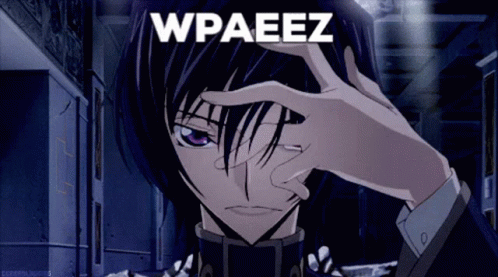 Wpaeez Is Written Above A Man 'S Face GIF