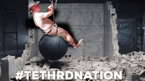 Wrecking Ball Swing Stop Motion Animation GIF