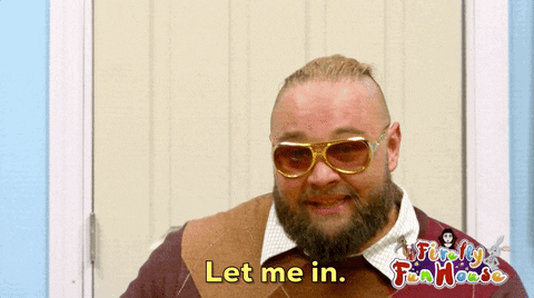 Wrestler Bray Wyatt Let Me In Meme GIF