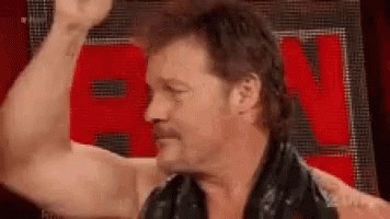 Wrestler Flexing Muscles