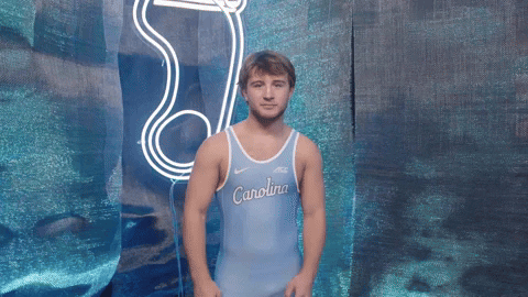 Wrestler Hype Funny Salute GIF