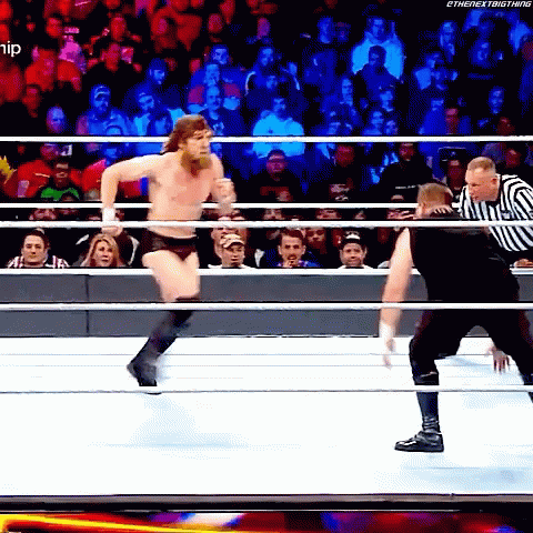 Wrestler Jumping Over Referee in Ring #thenextbigthing