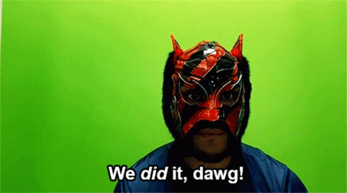 Wrestler Lince Darado We Did It, Dawg GIF