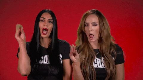 Wrestler Mania Queens Blah Blah Blah GIF
