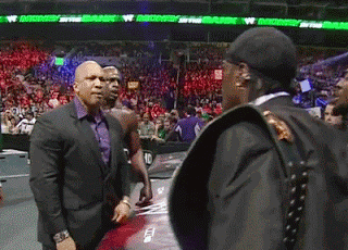 Wrestler R-truth Tossing Drink GIF