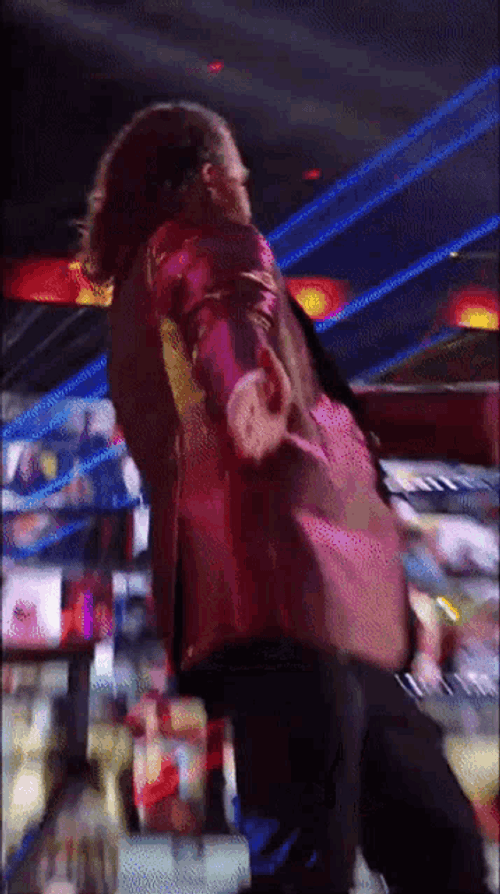 Wrestler Sami Zayn Celebration Dance GIF