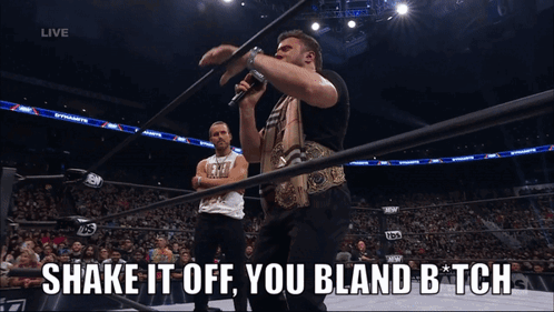 Wrestler Says Shake It Off You Bland Bitch