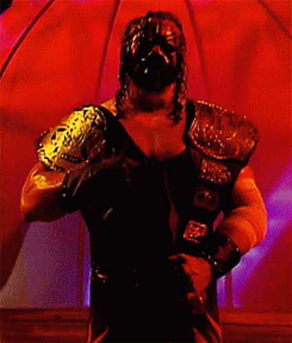 Wrestler Standing in Wrestling Ring