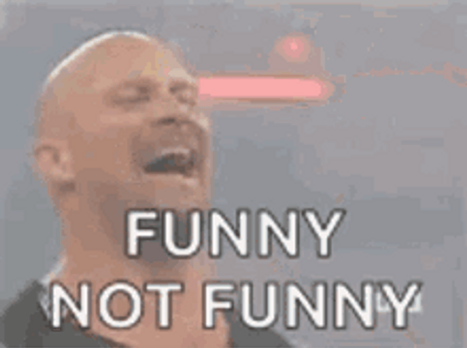 Wrestler Steve Austin Funny Not Funny Reaction GIF