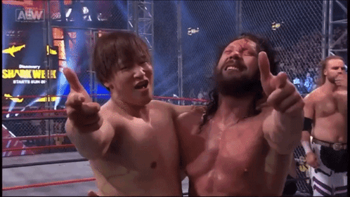 Wrestler Thumbs Up ABW Sign
