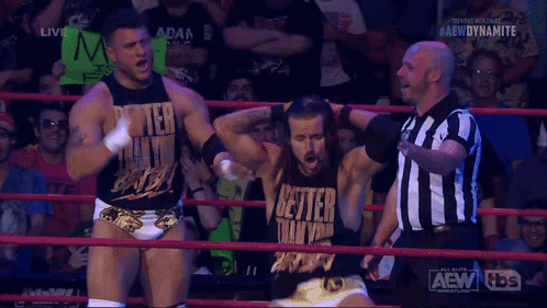 Wrestler With MJF Is the Father Sign