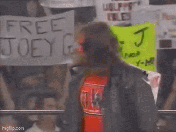 Wrestler With Red Face Paint Free Joey