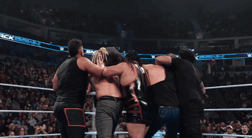 Wrestlers Fighting In Ring With Riyadh Season GIF