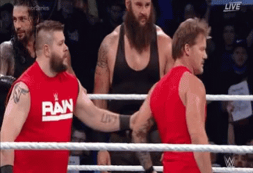 Wrestlers in Ring