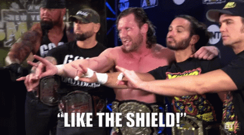 Wrestlers Posing Like The Shield