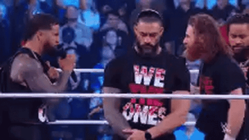 Wrestlers Talking in Wrestling Ring