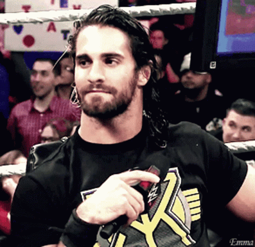 Wrestling Man Holding Microphone Emma Shirt