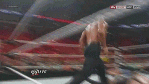 Wrestling Match Broadcast On Sky Sports HD1 GIF