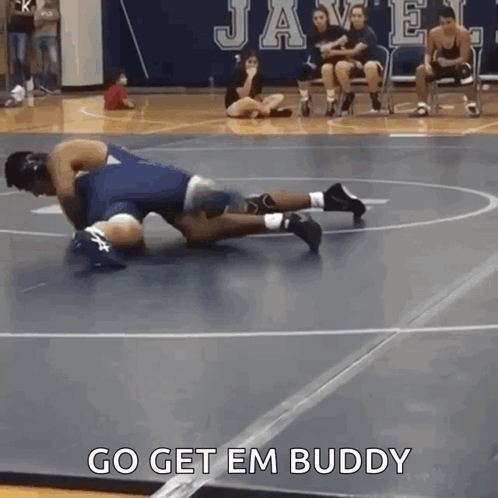 Wrestling Match Go Get Em Buddy