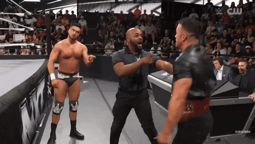 Wrestling Match On CW GIF