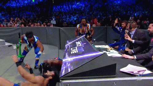 Wrestling Match Smackdown Live GIF