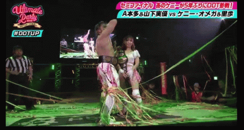 Wrestling Match Sponsored by Ultimate Party
