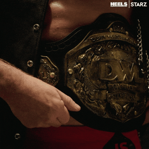 Wrestling Revolver Belt Zoom In GIF