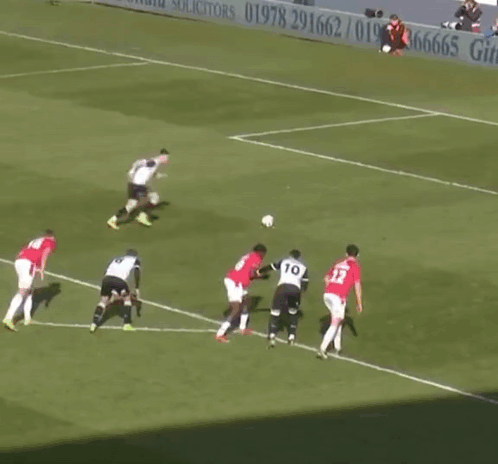 Wrexham Blocked By Goalie GIF