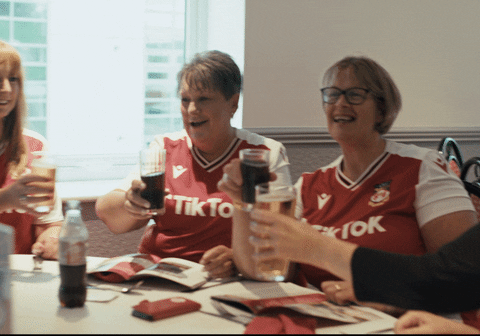 Wrexham Fan Moms Gathering GIF