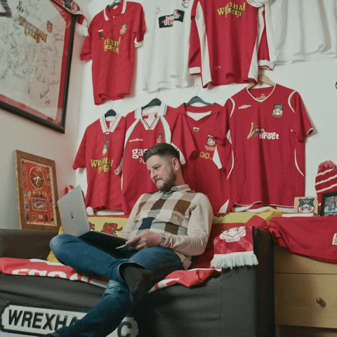 Wrexham Fan Shirt Collection GIF