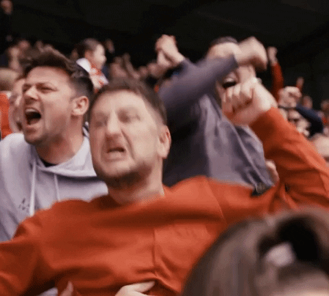 Wrexham Fans Happy Cheer GIF