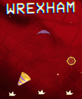 Wrexham Gol Fireworks Poster GIF