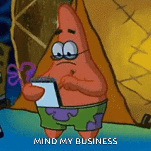 Write That Down Mind My Business GIF