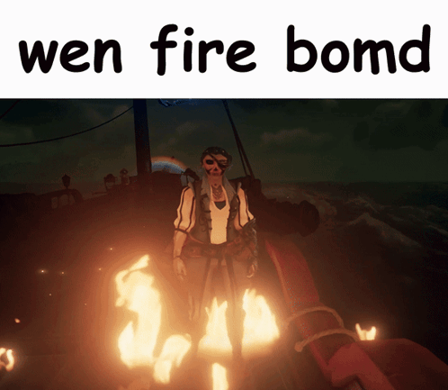 Writing Fire Cartoon Pirate Burning Ship GIF