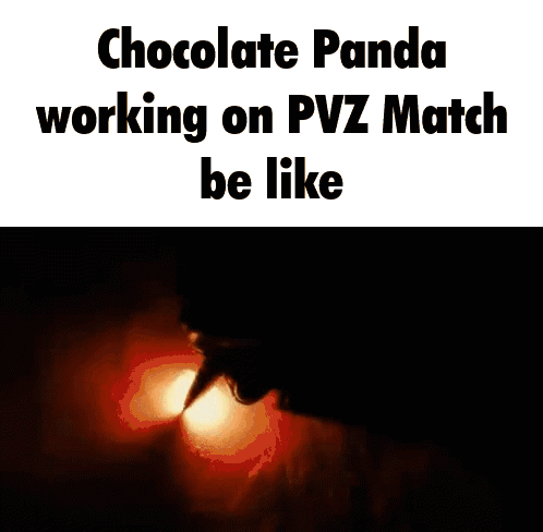 Writing Fire Chocolate Panda Pvz Meme GIF