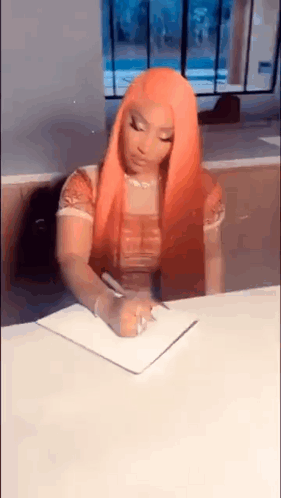 Writing Fire Nicki Minaj Burning Pen GIF