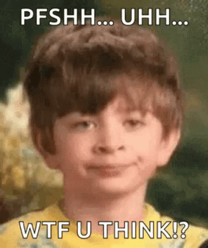 Wtf U Think Uhh Meme Kid GIF