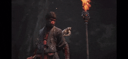 Wukong Black Myth Fire GIF