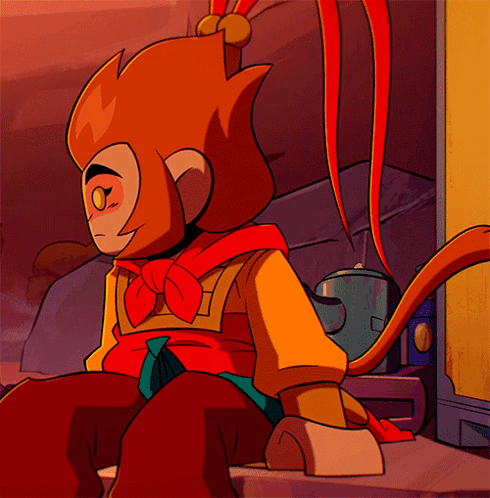 Wukong Looking At Sunset GIF