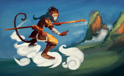 Wukong Riding The Cloud GIF