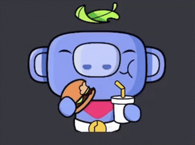 Wumpus Discord Sticker Crash Eating GIF