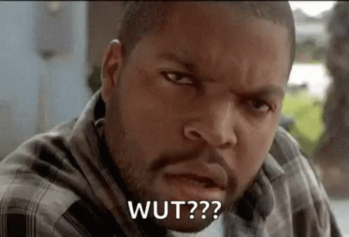 Ice Cube Face Reaction Wut GIF